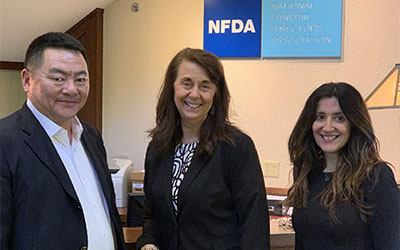 中国殡葬协会国际交流与合作工作委员会主任段律文赴美参加NFDA密尔沃基会议