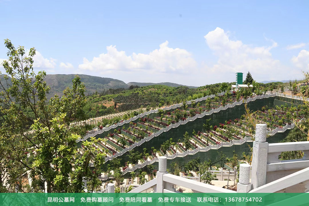昆明青龙园公墓风景环境展示