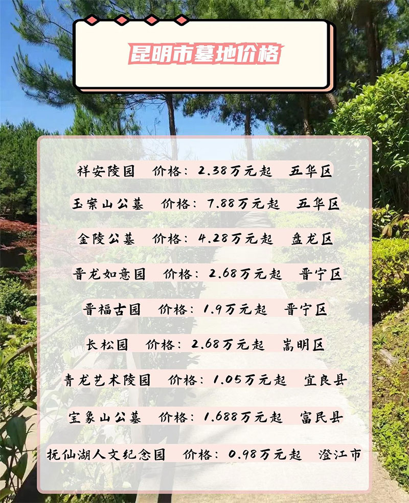 昆明公墓大全,昆明墓地推荐 昆明公墓大全,昆明墓地推荐