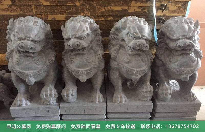 墓地石狮子的摆放有哪些讲究 墓地石狮子的摆放有哪些讲究