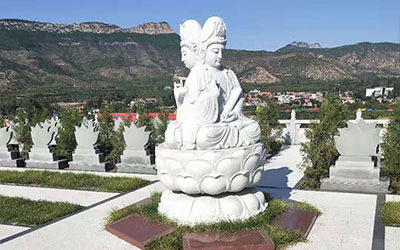 在济南生前无信仰,去世后可以安葬在佛教区么