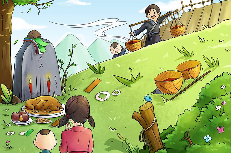 清明节扫墓祭拜的原因