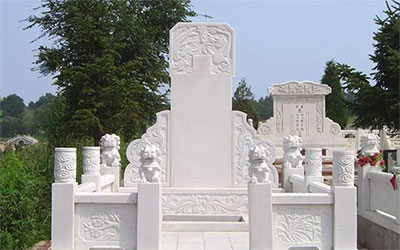 墓碑知识：汉白玉石材
