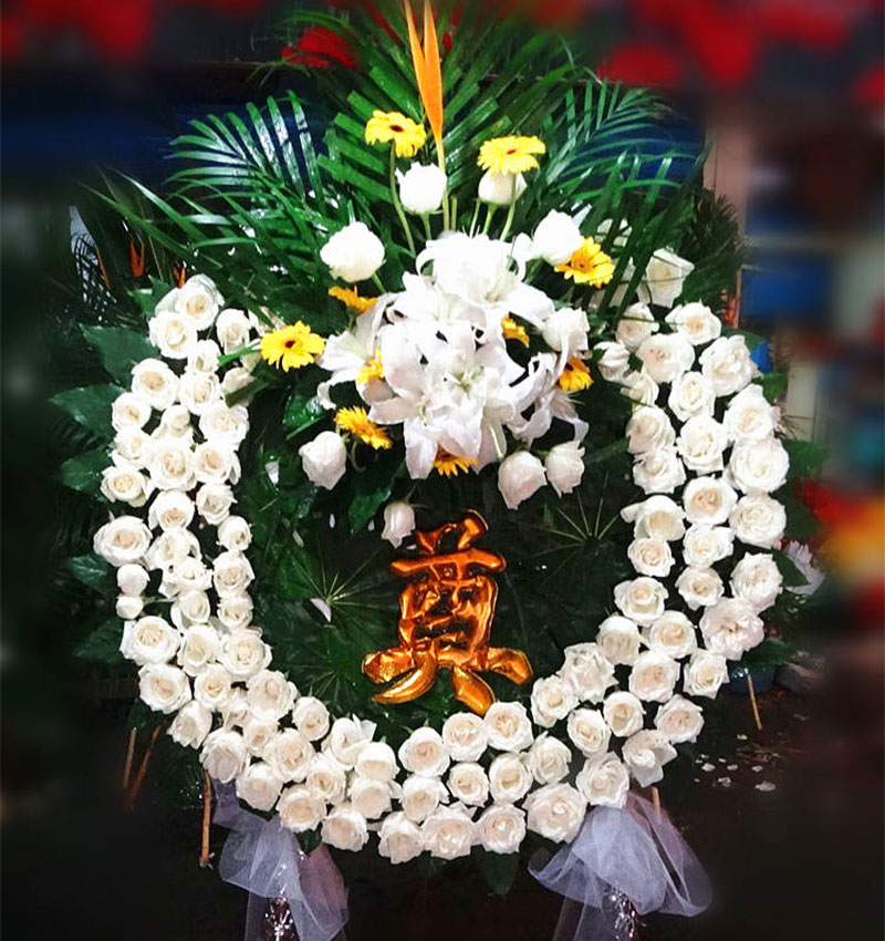 追悼会上送不同种类花的含义