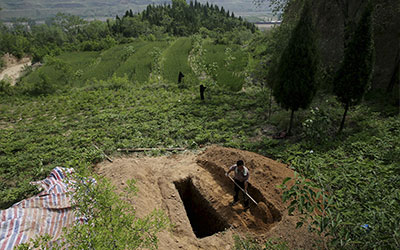 传统丧葬习俗之打墓