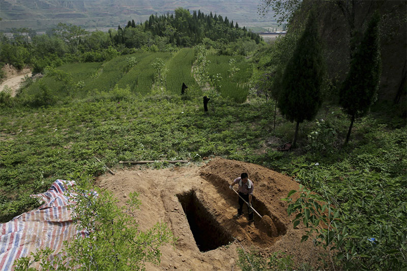 传统丧葬习俗之打墓