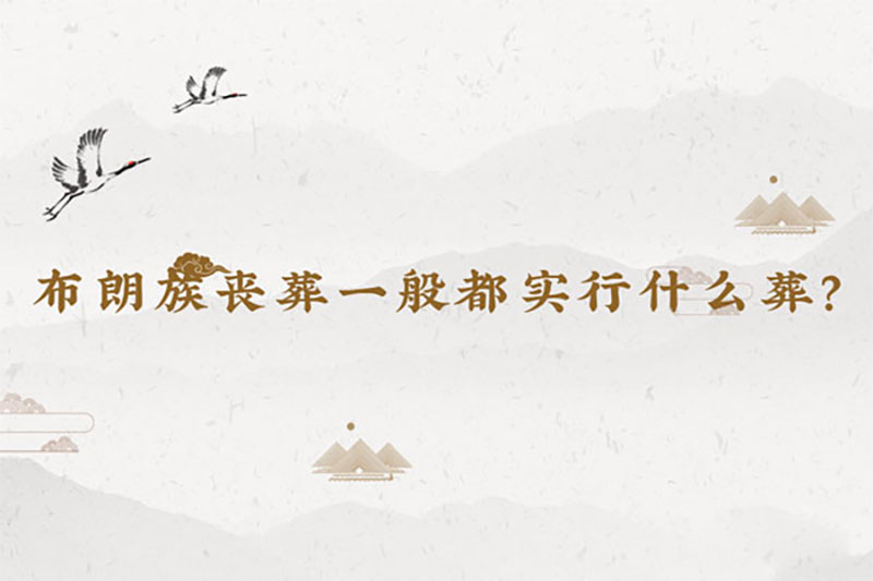 布朗族丧葬一般都实行什么葬