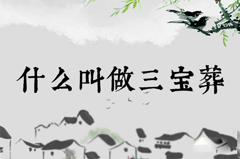 什么叫做三宝葬，三宝藏是哪个民族的