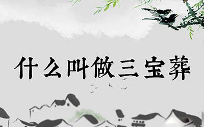 什么叫做三宝葬，三宝藏是哪个民族的？