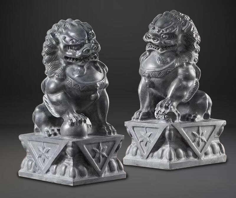 墓地石狮子的摆放有哪些讲究