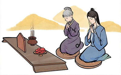 祭祖先之语：敬思有别，慎言守心