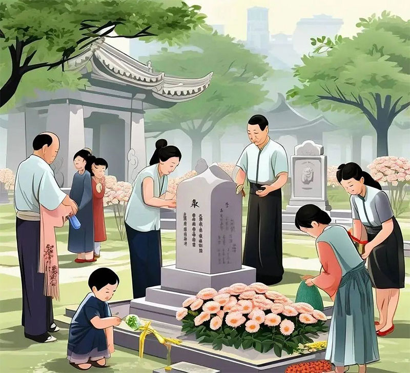 丧事礼仪常识——在哪些日子祭拜先人