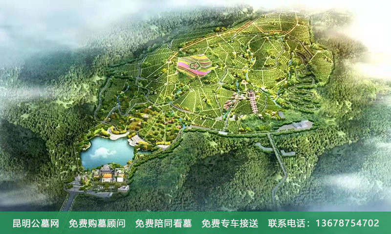 昆明青龙园鸟瞰图