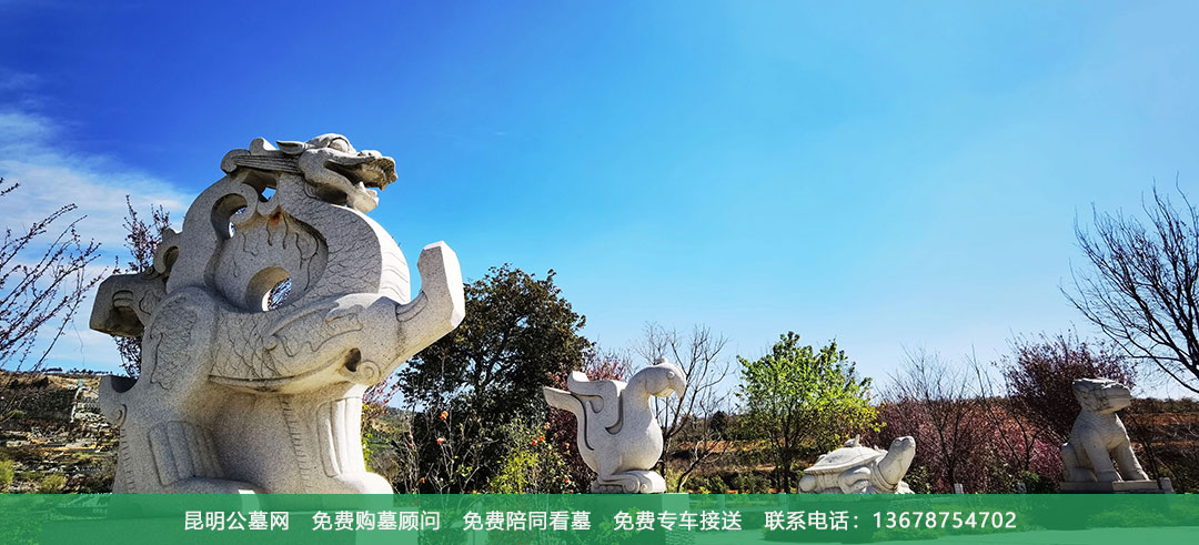 昆明青龙园公墓环境展示