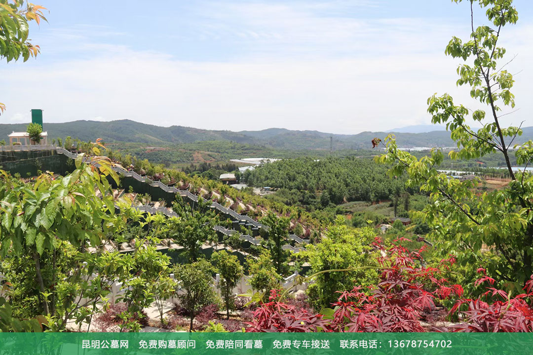 昆明青龙园公墓风景环境展示