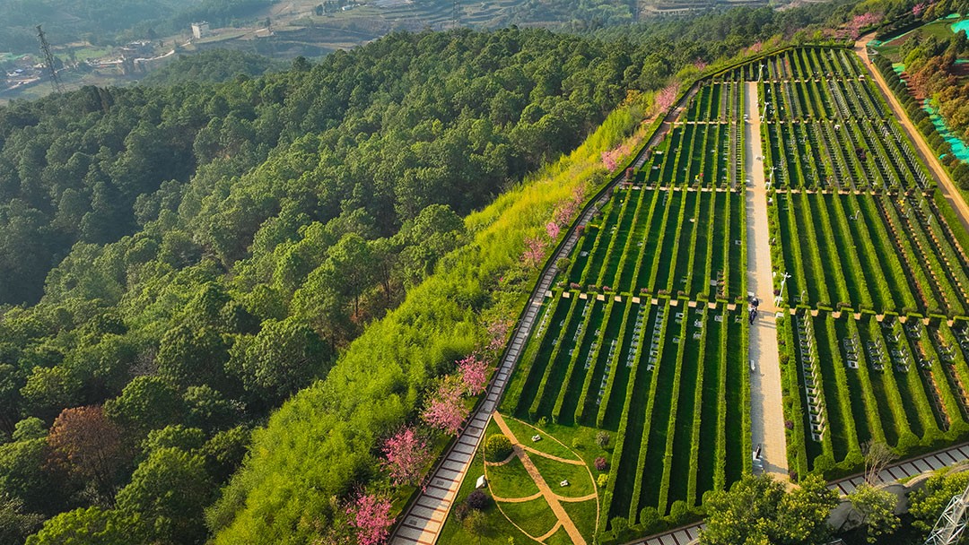 昆明抚仙湖人文纪念园公墓环境展示【高清图】