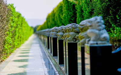 昆明抚仙湖人文纪念园墓型实拍